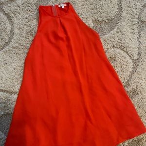 Orange mini dress